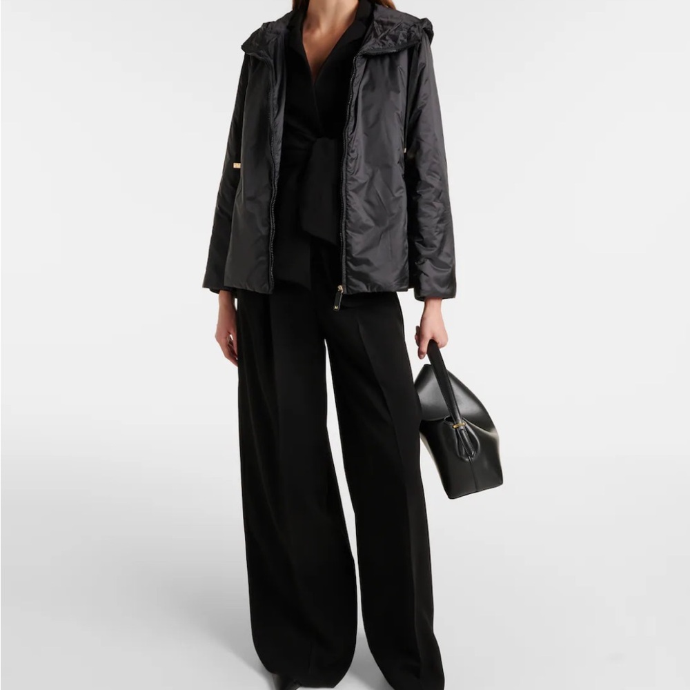 Weekend MaxMara - Black Raincoat - size 6 US